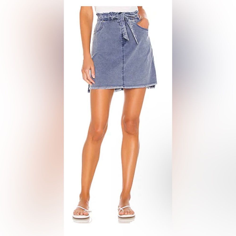 Chaser Paperbag Waist Mini Skirt